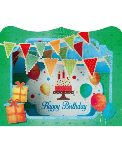 Картичка Gespaensterwald 3D - Happy Birthday Party - 2