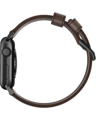 Каишка Nomad - Leather, Apple, 1-8/Ultra/SE, 42/44/45/49 mm, Brown/Black - 2