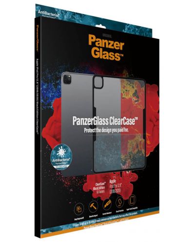 Калъф PanzerGlass - ClearCase, iPad Pro 12.9'', черен - 2