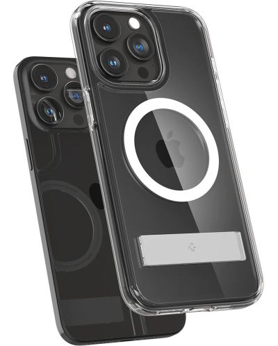 Калъф Spigen - Ultra Hybrid S, iPhone 15 Pro Max, Crystal Clear - 4