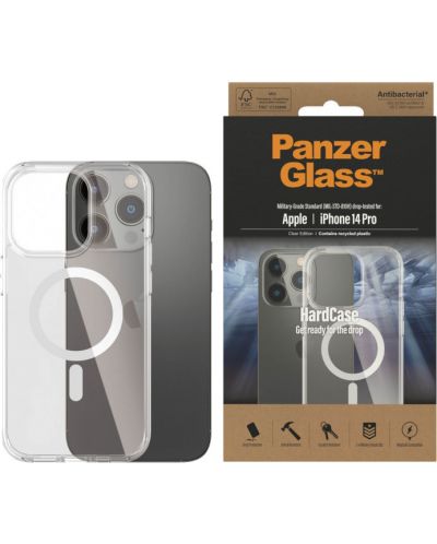 Калъф PanzerGlass - HardCase MagSafe, iPhone 14 Pro, прозрачен - 1