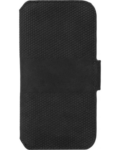 Калъф Krusell - Leather Wallet, iPhone 13 Pro Max, черен - 2
