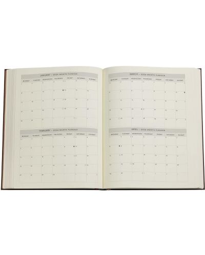 Календар-бележник Paperblanks Viola - 18 х 23 cm, 104 листа, 2023/2024 - 6
