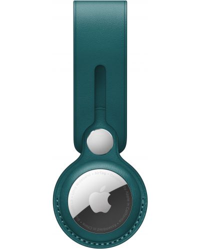 Каишка Apple - Leather Loop, AirTag, зелена - 1
