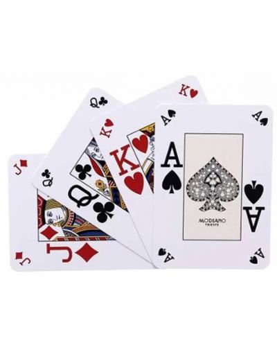 Карти Modiano Poker Index Casino - зелен гръб - 2