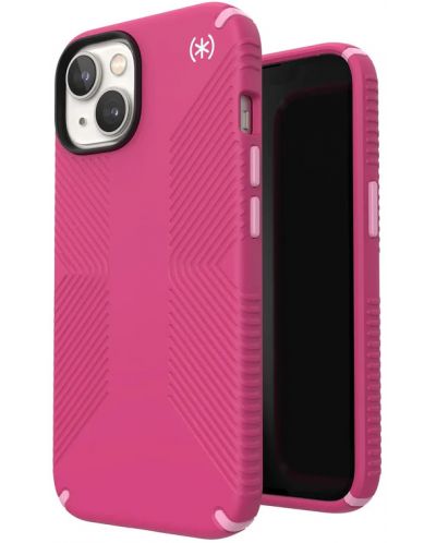 Калъф Speck - Presidio 2 Grip MagSafe, iPhone 14, розов - 3