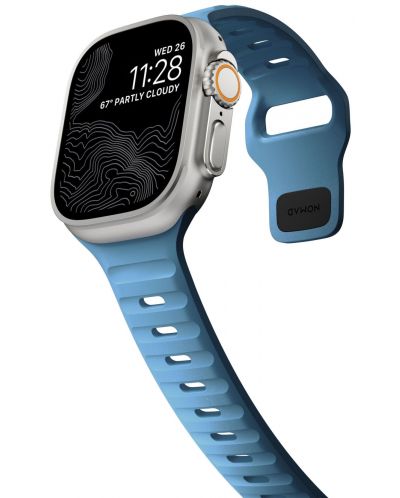 Каишка Nomad - Sport M/L, Apple Watch 1-8/Ultra/SE, Electric Blue - 4