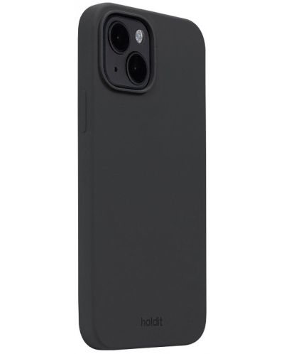 Калъф Holdit - Silicone, iPhone 15 Plus, черен - 2