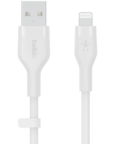 Кабел Belkin - Boost Charge, USB-A/Lightning, 2 m, бял - 2