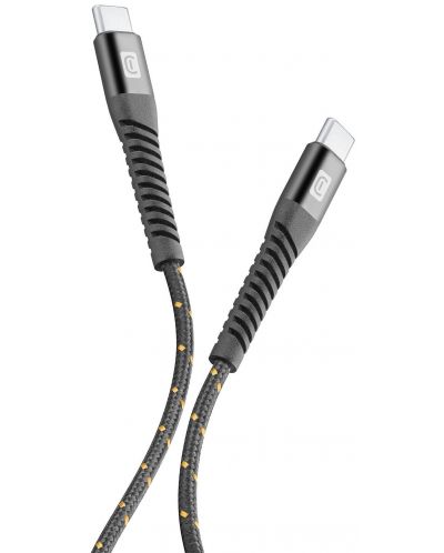 Кабел Cellularline - Tetra Force, USB-C/USB-C, 2 m, черен - 2