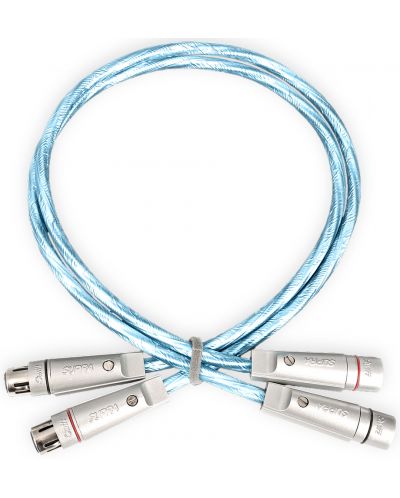 Кабели Supra - Sword-IXLR Audio Interconnect, 2 броя, 1 m, сини - 1