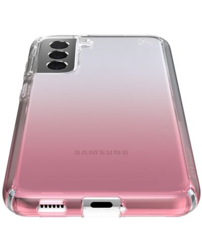 Калъф Speck - Presidio Perfect, Galaxy S21 5G, розов/прозрачен - 5
