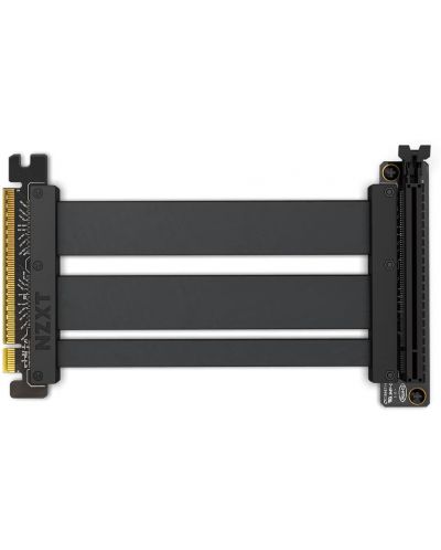 Кабел за монтаж на видеокарта NZXT - Riser Cable, PCIe, 2.2m, черен - 1