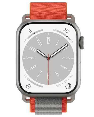 Каишка Next One - Adventure Loop, Apple Watch, 41 mm, оранжева/сива - 2