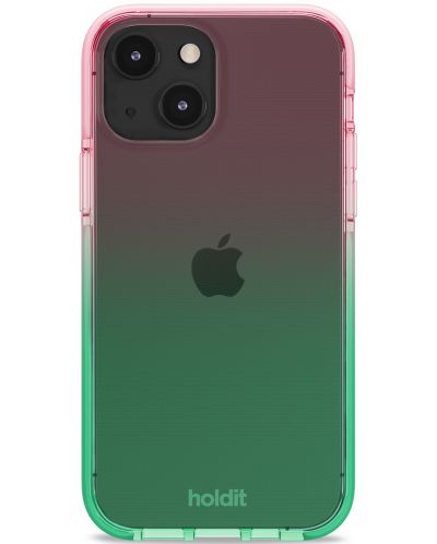 Калъф Holdit - SeeThru, iPhone 13, Grass green/Bright Pink - 3