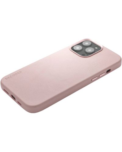 Калъф Decoded - Leather MagSafe, iPhone 13 Pro Max, розов - 4