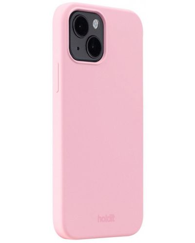 Калъф Holdit - Silicone, iPhone 15, розов - 2