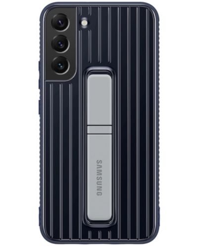Калъф Samsung - Protective Standing, Galaxy S22 Plus, син - 2