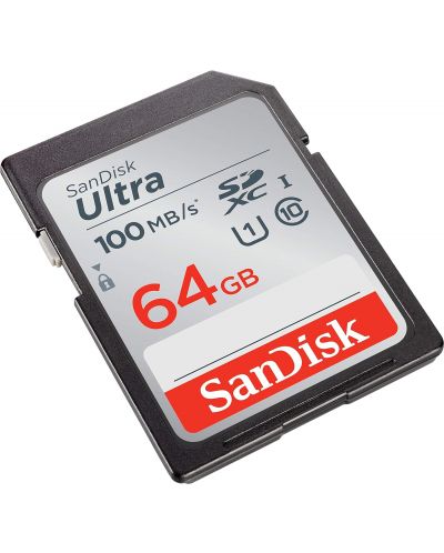 Kaрта памет SanDisk - Ultra, 64GB, SDXC, Class10 - 2