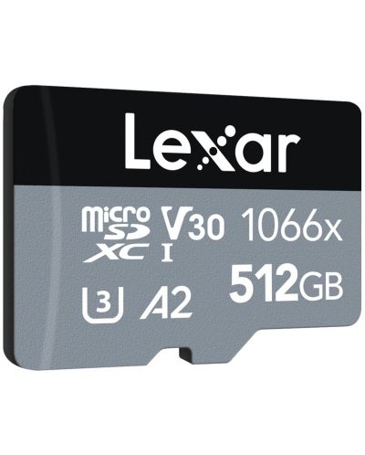 Карта памет Lexar - Pro 1066x, 512GB, microSDXC/SDHC, Class10 - 2