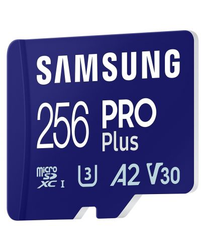 Карта памет Samsung - PRO Plus, 256GB, microSDXC + адаптер - 5