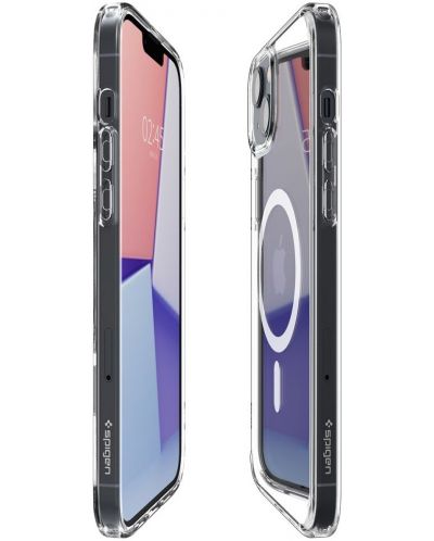 Калъф Spigen - Ultra Hybrid MagSafe, iPhone 14, бял - 4