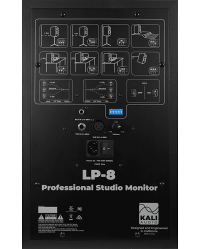 Колона Kali Audio - LP-8, Studio Monitors, черна - 3
