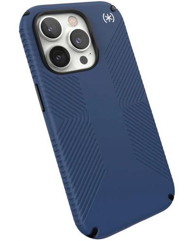 Калъф Speck - Presidio 2 Grip MagSafe, iPhone 14 Pro, син - 2