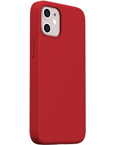 Калъф Next One - Silicon MagSafe, iPhone 12 mini, червен - 4