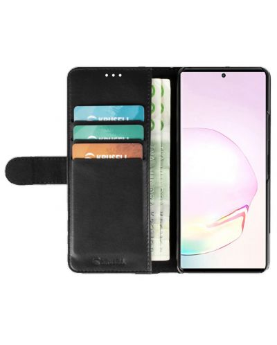 Калъф Krusell - Phone Wallet, Galaxy A02S, черен - 3