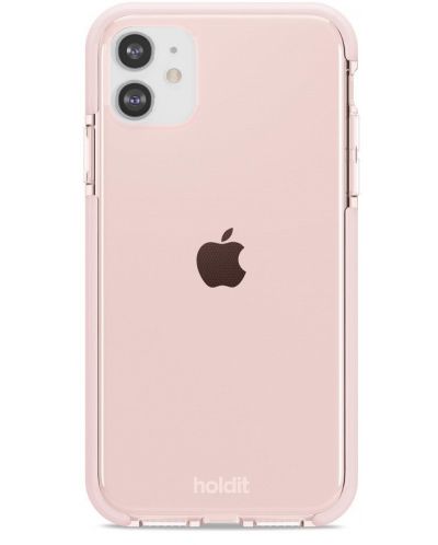 Калъф Holdit - Seethru, iPhone 11, розов - 1