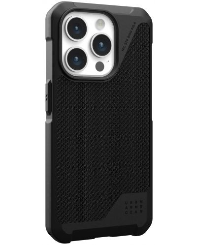Калъф UAG - Metropolis LT Kevlar MagSafe, iPhone 15 Pro, черен - 3