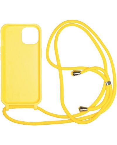 Калъф Mobile Origin - Lanyard, iPhone 15, Yellow - 2