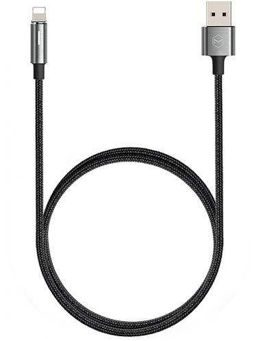 Кабел Xmart - King, USB-A/Lightning, 1.2 m, черен - 3