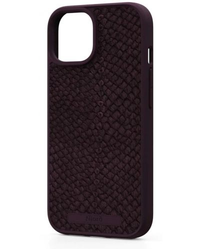 Калъф Njord - Salmon Leather MagSafe, iPhone 15, кафяв - 1