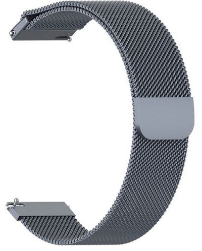 Каишка Techsuit - W009, Galaxy Watch/Huawei Watch, 20 mm, сива - 1