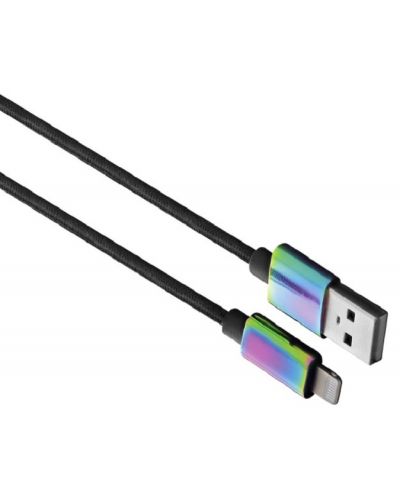Кабел TnB - 2075100304, USB-A/Lightning, 1.5 m, черен - 1