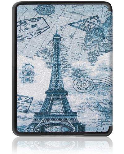Калъф Garv - Slim, за Kindle 2022, Eiffel Tower - 3