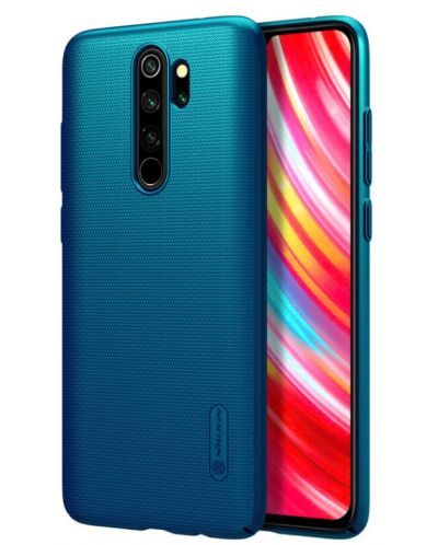 Калъф Nillkin - Super Frosted Back Cover, Redmi Note 8 Pro, син - 2