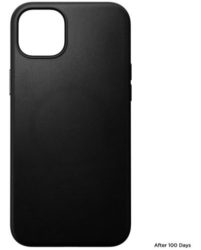 Калъф Nomad - Modern Leather, iPhone 15 Plus, черен - 3