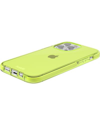 Калъф Holdit - Seethru, iPhone 14 Pro, Acid Green/прозрачен - 4