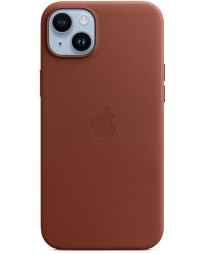Калъф Apple - Leather MagSafe, iPhone 14 Plus, Umber - 1