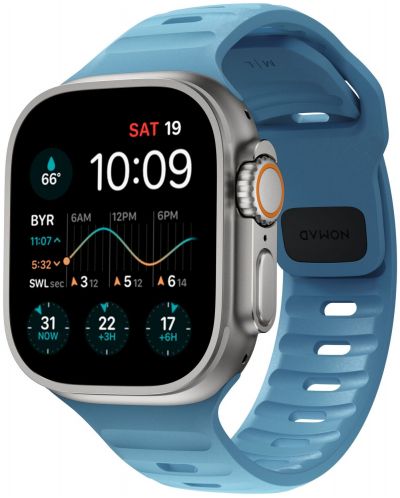 Каишка Nomad - Sport M/L, Apple Watch 1-8/Ultra/SE, Electric Blue - 1