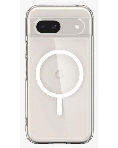 Калъф Spigen - Ultra Hybrid Metal Ring, Google Pixel 8a, бял - 2