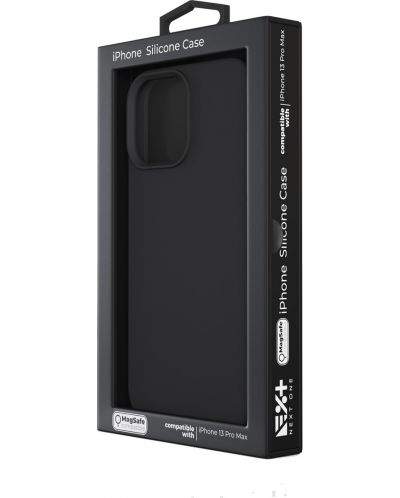 Калъф Next One - Silicon MagSafe, iPhone 13 Pro Max, черен - 8