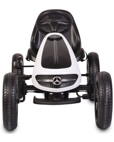 Картинг кола Mercedes - Mercedes-Benz Go Kart, EVA, бяла - 3