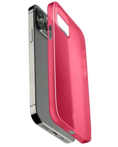 Калъф Cellularline - Zero, iPhone 12 Pro Max, розов - 1