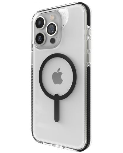 Калъф Zagg -  Santa Cruz Snap, iPhone 15 Pro Max, прозрачен/черен - 2