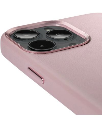 Калъф Decoded - Leather MagSafe, iPhone 13 Pro Max, розов - 3