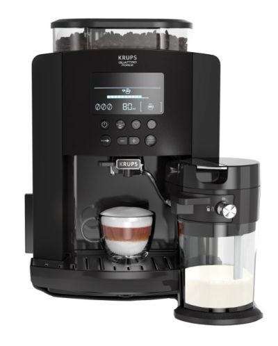 Кафеавтомат Krups -EA819N10 Arabica Latte, 15 bar, 1.7 l, черен - 2